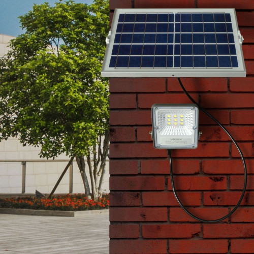 LED прожектор автономний VIDEX 600Lm 5000K ( 4014274 )