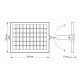 LED прожектор автономний VIDEX 600Lm 5000K ( 4014274 )