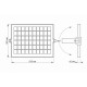 LED прожектор автономний VIDEX 2800Lm 5000K ( 4014275 )