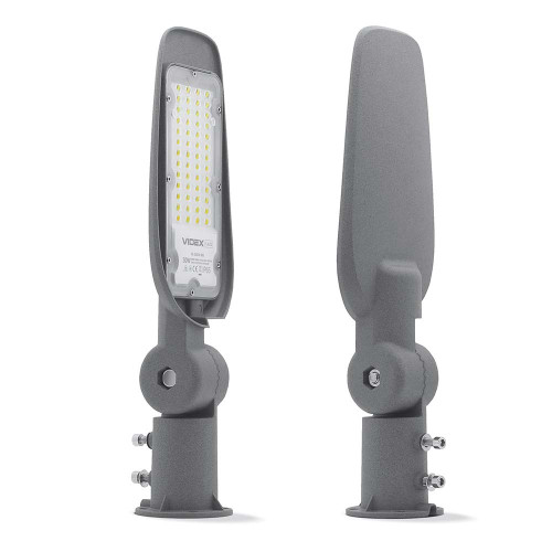 LED вуличний ліхтар VIDEX (поворотний) 30W 5000K Сірий ( 4014276 )