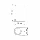 LED Светильник архитектурный AR022B IP54 VIDEX GU10x2 ( 4014404 )