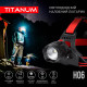 Налобний світлодіодний ліхтарик TITANUM TLF-H06 800Lm 6500K, USB-C ( 4014558 )