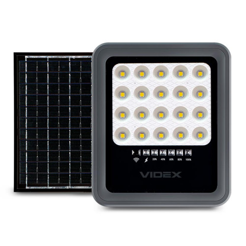 LED прожектор автономний VIDEX 500Lm 5000K ( 4014589 )
