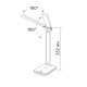 LED лампа настiльна з акумулятором TITANUM TLTF-010W 7W 2700-6000K ( 4014593 )