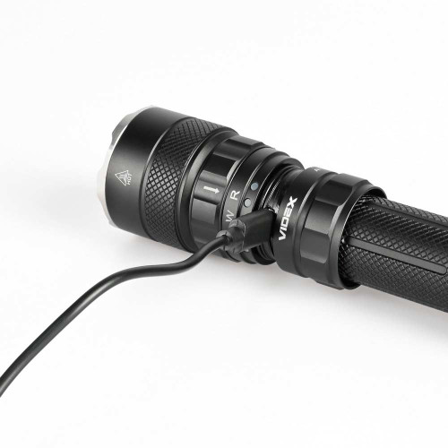 Тактичний світлодіодний ліхтарик VIDEX VLF-AT255RG 2000Lm 5000K, USB-C ( 4014599 )