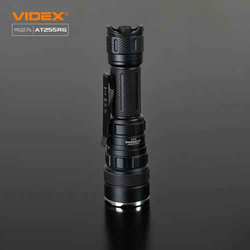 Тактичний світлодіодний ліхтарик VIDEX VLF-AT255RG 2000Lm 5000K, USB-C ( 4014599 )