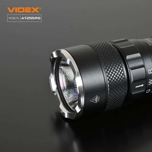 Тактичний світлодіодний ліхтарик VIDEX VLF-AT255RG 2000Lm 5000K, USB-C ( 4014599 )