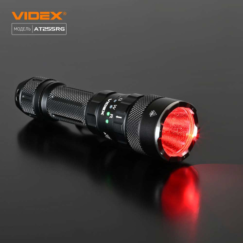 Тактичний світлодіодний ліхтарик VIDEX VLF-AT255RG 2000Lm 5000K, USB-C ( 4014599 )