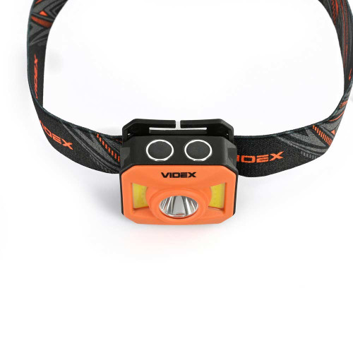 Налобный светодиодный фонарик VIDEX VLF-H085-OR 400Lm 5000K, USB-C ( 4014639 )
