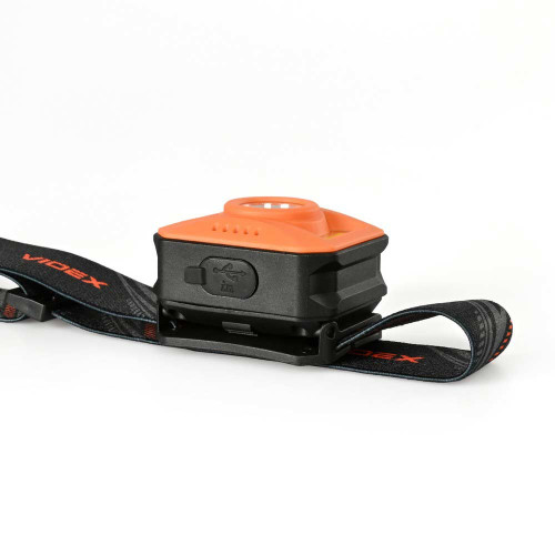Налобный светодиодный фонарик VIDEX VLF-H085-OR 400Lm 5000K, USB-C ( 4014639 )