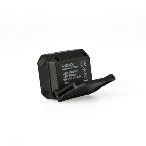 Налобный светодиодный фонарик VIDEX VLF-H085-OR 400Lm 5000K, USB-C ( 4014639 )