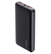 Повербанк HAVIT HV-PB90 Black 10000mAh (PD20W+QC3.0), Micro USB, Type-C, 2USB