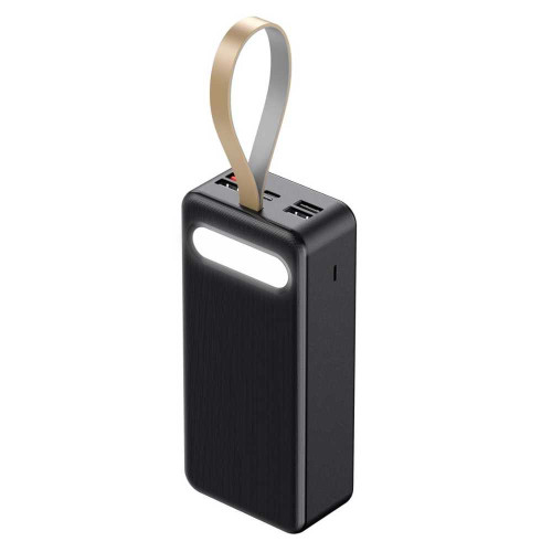 Повербанк 30000mAh HAVIT HV-PB110 Black 22.5W, 4USB, Micro USB, Type-C, Lightning ( 4014654 )