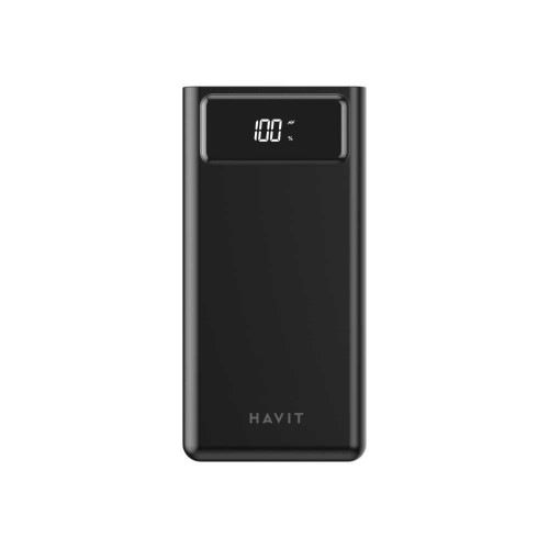 Повербанк 40000mAh HAVIT HV-PB56 Black QC+PD, 4USB, Micro USB, Type-C, Lightning ( 4014655 )