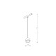 Магнитный трековый светильник Nowodvorski 10653 LVM Slot Led 1x5w 4000к 250Lm IP20 Bl ( 4018199 )