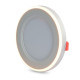 LED світильник вбудований з декоративною підсвіткою VIDEX Downlight DL4R 6W+3W 5000K+2700K 220V ( 4018350 )