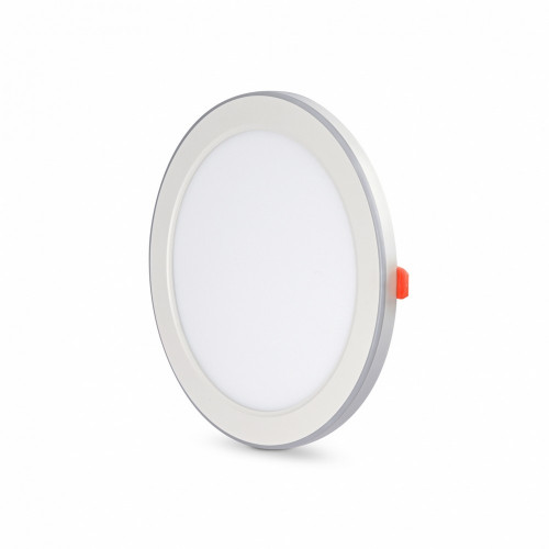 LED світильник вбудований з декоративною підсвіткою VIDEX Downlight DL4R 18W+6W 5000K+2700K 220V ( 4018351 )