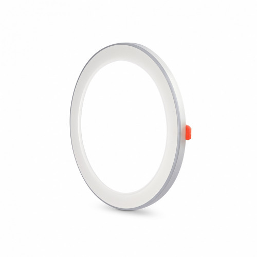 LED світильник вбудований з декоративною підсвіткою VIDEX Downlight DL4R 18W+6W 5000K+2700K 220V ( 4018351 )
