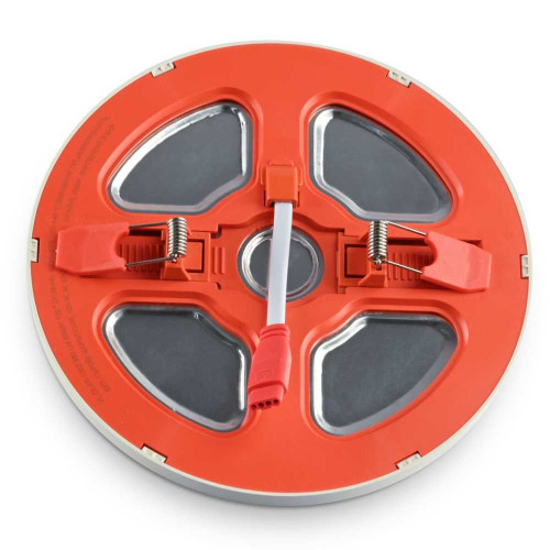LED світильник вбудований з декоративною підсвіткою VIDEX Downlight DL4R 12W+4W 5000K+2700K 220V ( 4018352 )