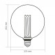 LED лампа VIDEX Filament VL-DI-G125FC1980 4W E27 1800K ( 4018374 )