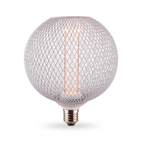 LED лампа VIDEX Filament VL-DWMC125150 4W E27 1800K White Chainmail style ( 4018378 )