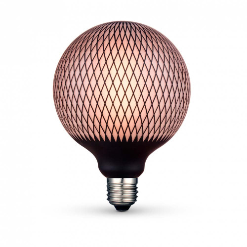 LED лампа VIDEX Filament VL-DG125BP 6W E27 1800K Black Magician net ( 4018379 )