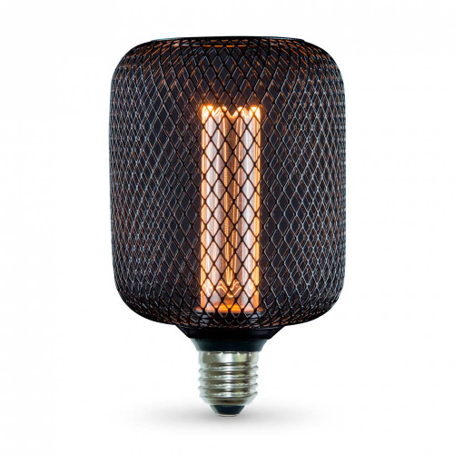 LED лампа VIDEX Filament VL-DBMC100162 4W E27 1800K Black Chainmail style ( 4018383 )