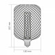 LED лампа VIDEX Filament VL-DBMC100162 4W E27 1800K Black Chainmail style ( 4018383 )