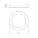 LED світильник VIDEX EDGE-RC-72W-WHITE (VLE-ERC-RGB-72W) ( 4018420 )