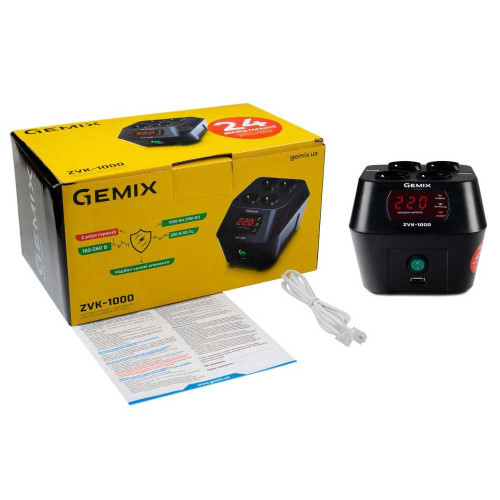 Стабілізатор напруги Gemix ZVK-1000 ( 4018437 )
