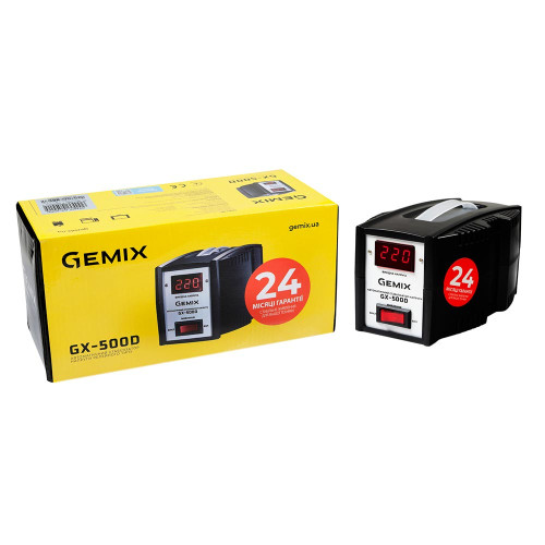 Стабілізатор напруги Gemix GX-500D ( 4018438 )