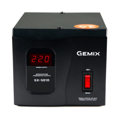 Стабілізатор напруги Gemix GX-501D ( 4018439 )