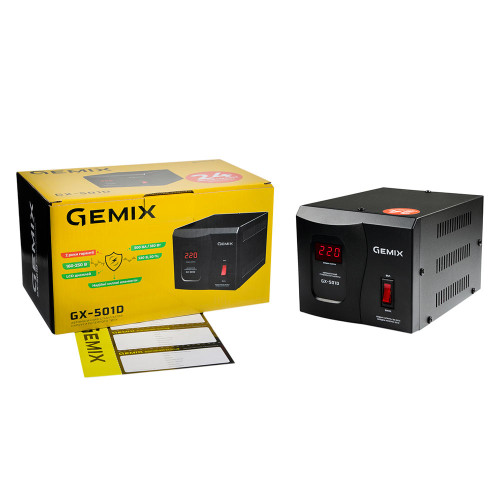 Стабілізатор напруги Gemix GX-501D ( 4018439 )