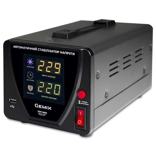 Стабилизатор напряжения Gemix SDR-2000 ( 4018443 )