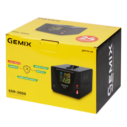 Стабілізатор напруги Gemix SDR-2000 ( 4018443 )