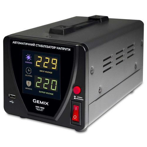Стабилизатор напряжения Gemix SDR-1000 ( 4018444 )