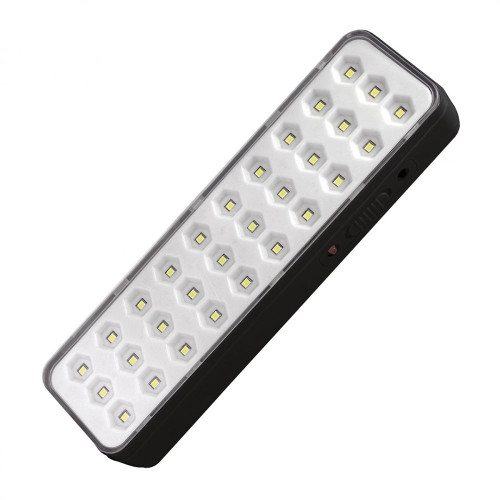 Ліхтар LED V-WATT Акумуляторний ONLINE 4W-BK (30LED) 4W, 3.7V, 250Lm, 1000mAH, ABS пластик, чорний ( 4018449 )