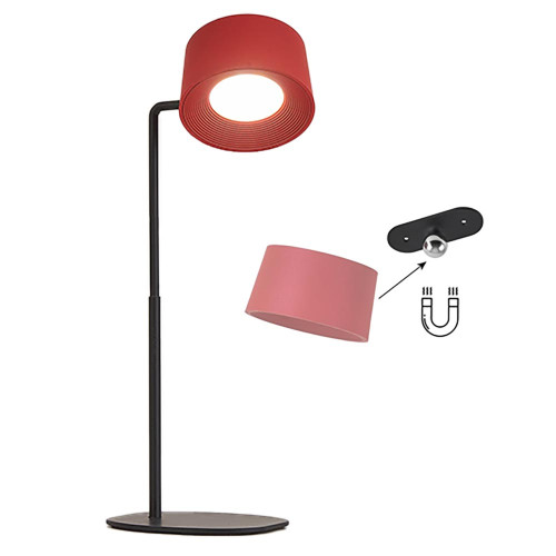 Настольная лампа LED TOUCH RED, 4W 3000-6000K, диммер, Type-C, с акум. 2500 mAh, красная, HOPFEN ( 4018463 )