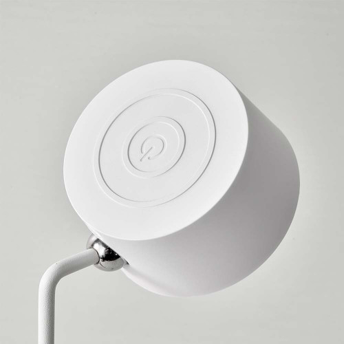 Настольная лампа LED TOUCH WH, 4W 3000-6000K, диммер, Type-C, с акум. 2500 mAh, белый, HOPFEN ( 4018464 )