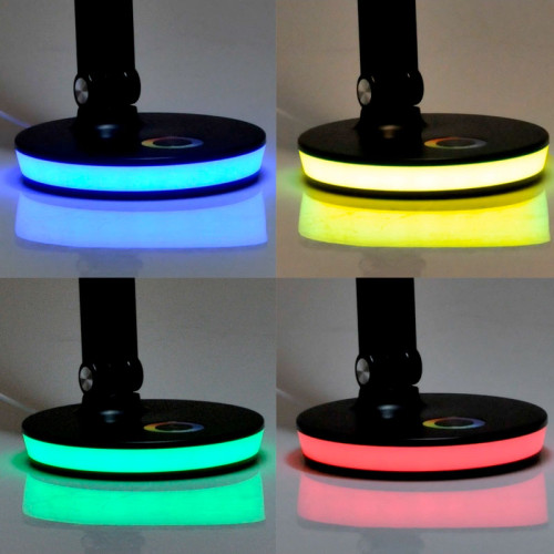 Настільна лампа Goldlux 325044 Neptun Led 1x7W 4000K+RGB 450Lm IP20 BK ( 4018467 )