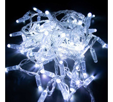 Гірлянда вулична STARLIGHT бахрома білий 75LED IP44 прозорий 2x0,7м