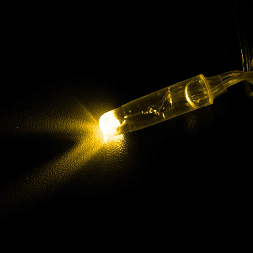 Гірлянда вулична STARLIGHT бахрома білий/жовтий Flash 75LED IP44 прозорий 2x0,7м ( 4018505 )