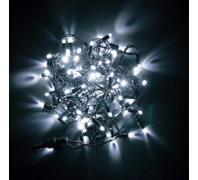 Гірлянда вулична STARLIGHT лінійна білий Flash 100LED IP44 чорний 5м
