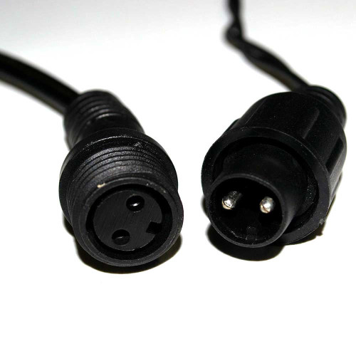 Гірлянда вулична STARLIGHT лінійна білий Flash 100LED IP44 чорний 5м ( 4018511 )