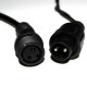 Гірлянда вулична STARLIGHT лінійна білий Flash 100LED IP44 чорний 5м ( 4018511 )