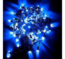 Гірлянда вулична STARLIGHT лінійна синій 100LED IP44 чорний 5м