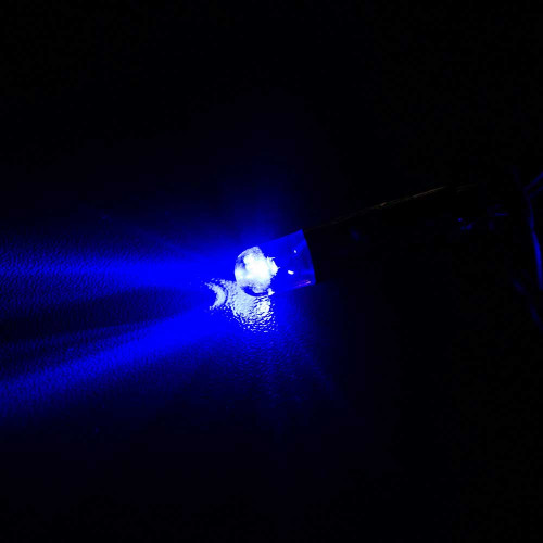 Гірлянда вулична STARLIGHT лінійна синій 100LED IP44 чорний 5м ( 4018513 )