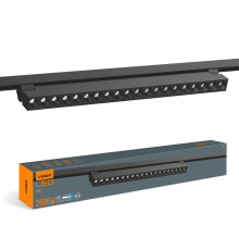 LED світильник трековий VIDEX TR06 30W 4100K 220V чорний
