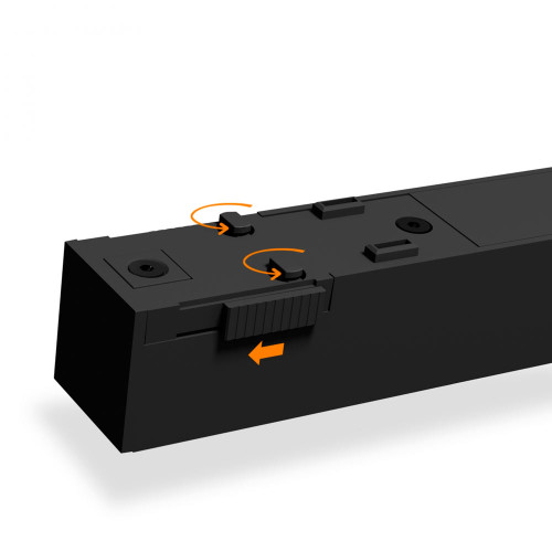 Світильник магнітний трековий VIDEX LD460B 21W 60cm 4000K 48V Black ( 4018537 )