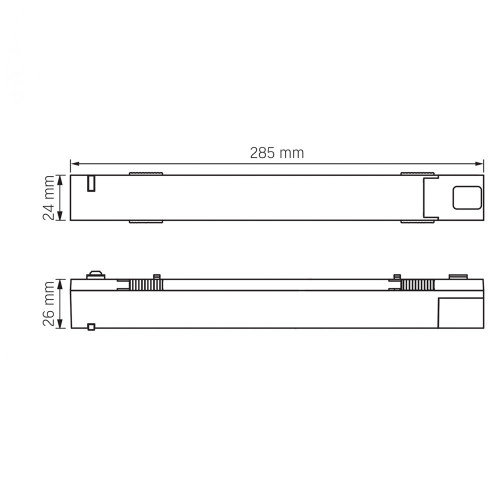 Блок живлення для магнітних трекових систем VIDEX 100W VL-TRMS-P100B Зовнішній ( 4018543 )